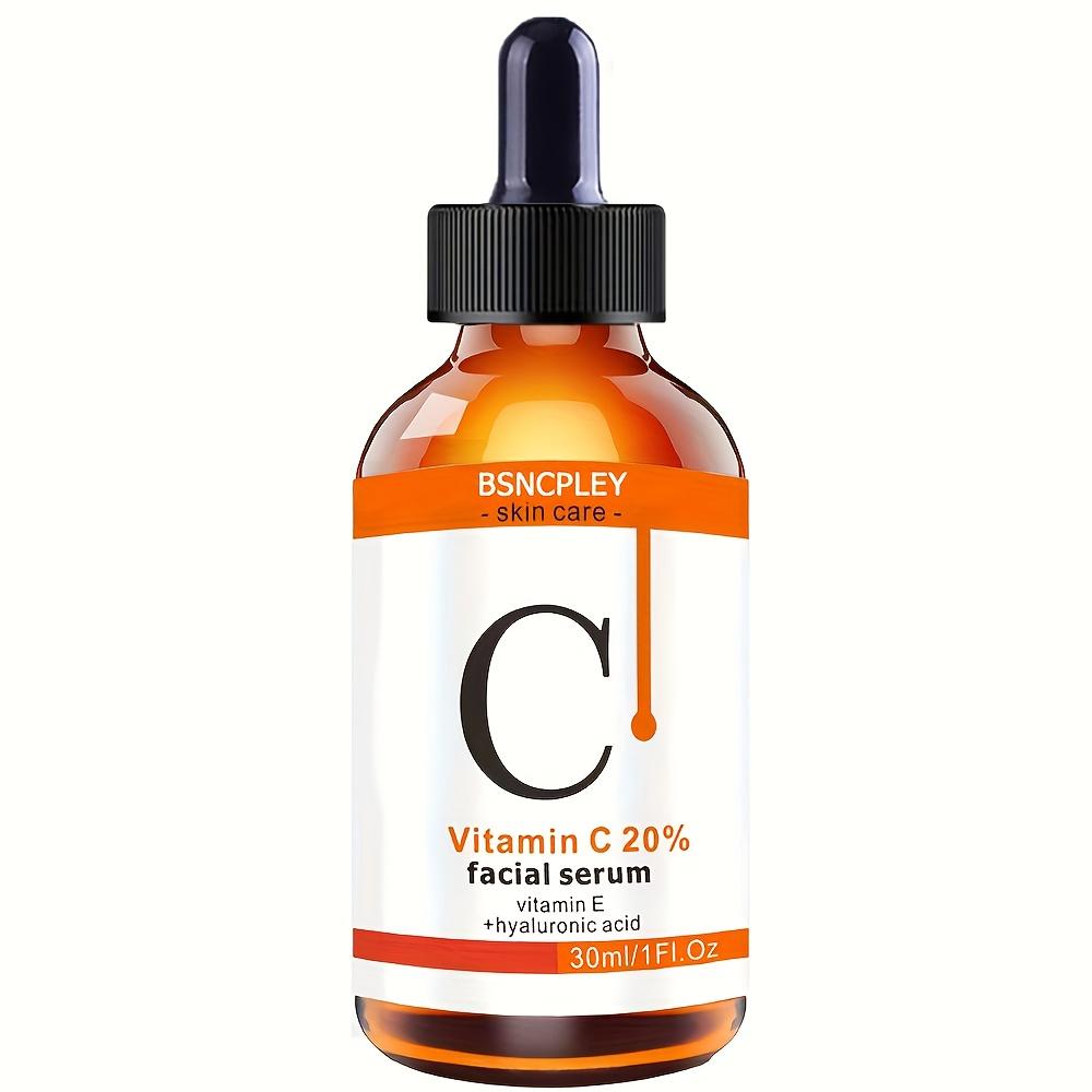 TEMU 30ml Sérum de 20%, Sérum Facial com Ácido Hialurônico VC, Hidratante e Nutritiva para Radiante