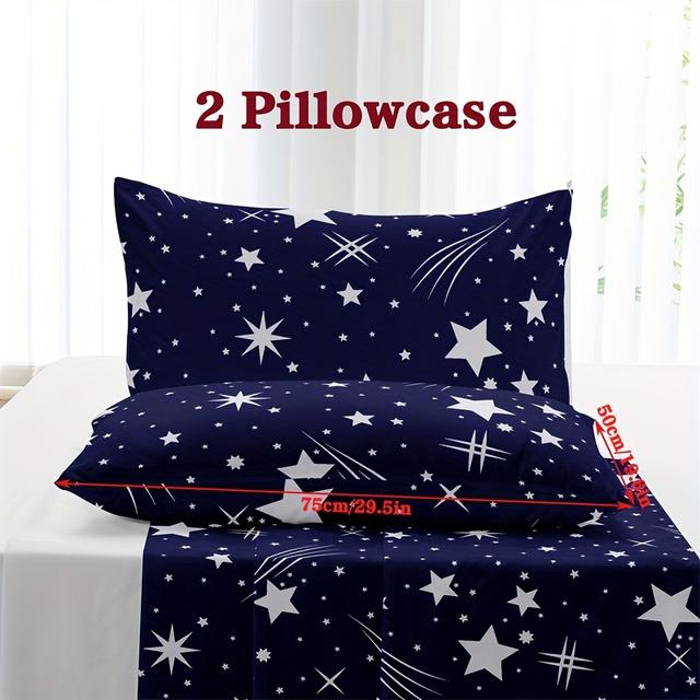TEMU 2pcs Set Pillowcases, Envelope Closure, Machine Washable, Soft And Breathable Home Bedding, 2pcs Pillowcase Set (pillow Inserts Not Included)