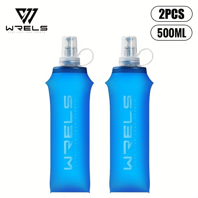 TEMU 2pcs Wrels Outdoor Sports Soft Water | Tpu Grade, Odor Removal Treatment, Collapsible Nozzle With Lid, Suitable For Hiking, Running, Camping And Other Outdoor Activities