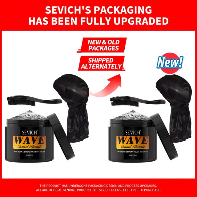 TEMU طقم بوماد للموجات مكون من 3 قطع مع مشط وكريم تصفيف الشعر المائي الحريري دوراج للتموج العميق والوولفينج، تطبيق ناعم كالحرير، ثبات قوي، سهل الغسل - مثالي للحلاقين وعشاق التموج