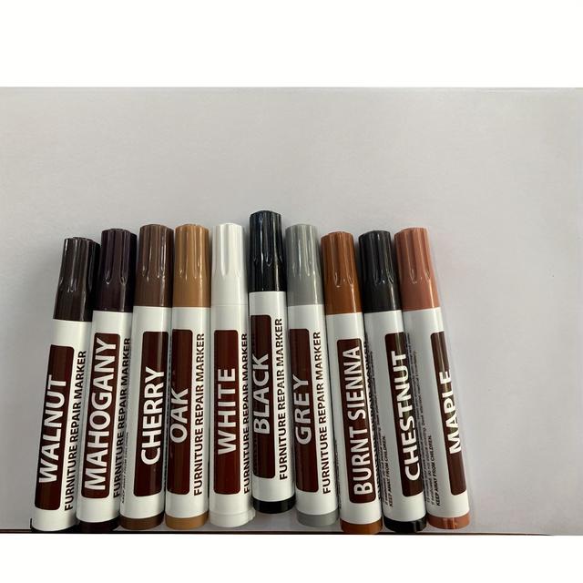 TEMU 10 db Bútorjavító Készlet: Gyorsan Javítsd Ki a Foltokat, Karcolásokat és Fa Sérüléseket – Asztalokhoz, Íróasztalokhoz, Padlókhoz és Fafeldolgozási Projektekhez Ideális