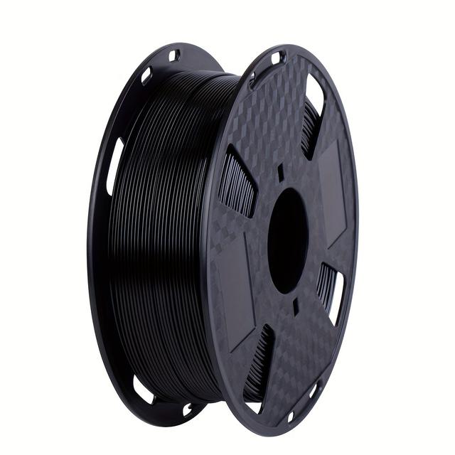 TEMU Cc3d Black Petg 3d Printer Filament, 1.75mm Diameter, 1kg Spool - High-quality Fdm Printing Material For Durable & Smooth Results