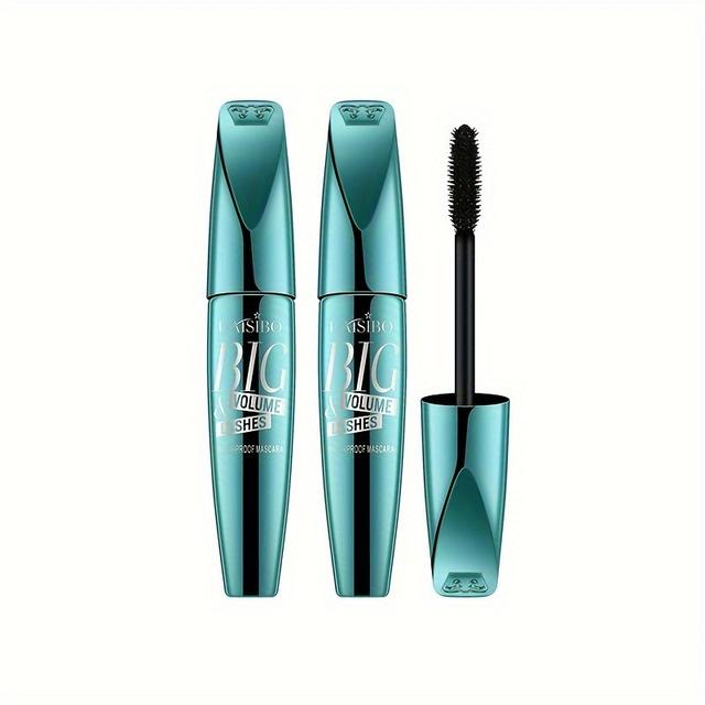 TEMU Buy 1 Get 1 Free - 5d Extreme Volume Mascara, Waterproof & -free, Long-lasting 24h Enhancer For Types