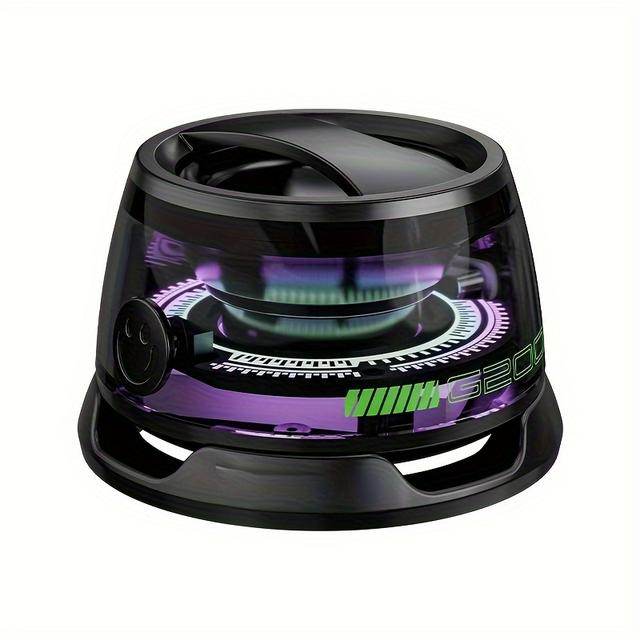TEMU 2-in-1 Wireless Tws Mini Speaker With Rgb Lighting, Used As A Phone Stand, Magnetic Wireless Speaker, Suitable For Smartphones And Tablets