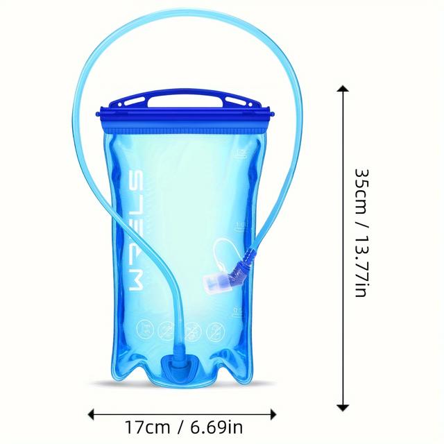 TEMU Wrels Hydration Pack - Versatile Water Bladder Storage Bag For Running, Hiking & Cycling | Durable Pvc Material | 1l/1.5l/2l/3l Sizes