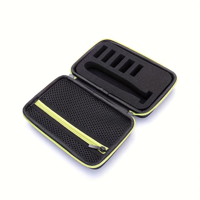 TEMU 1pc Portable Carry Case For Pro Shaver - Eva Storage Bag For Blade Organization, Razor Travel Case