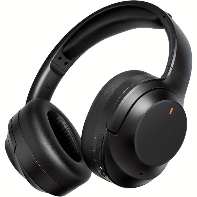 TEMU Wireless Headphones Featuring Cancellation, With A Microphone, Deep And High-fidelity Audio, With Memory Foam Ear Cushions And A Playtime Of 30 Hours.