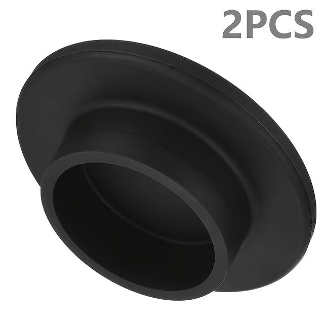 TEMU 2pcs Sealing Plug, High-temperature Plug Installation Diameter 52.5mm/48.5mm, T-shaped Solid Rubber Plug Hole Plug, Used For Coating Electroplating Sealing Plug, Black