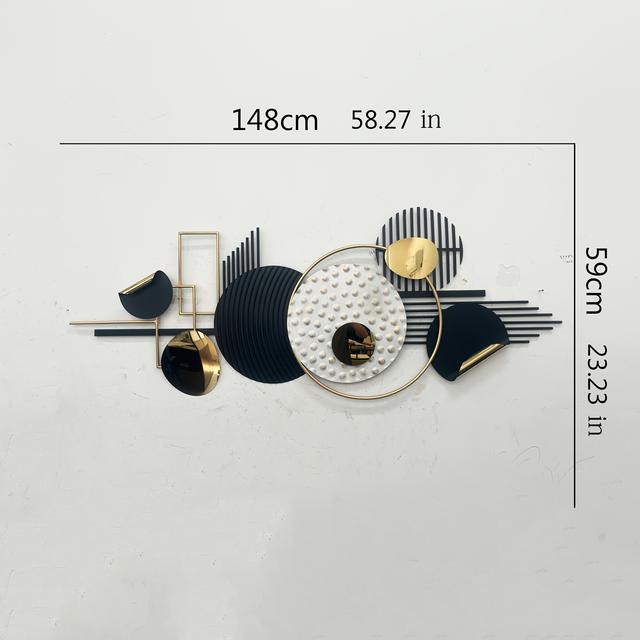 TEMU Decorative Wall Hangings For The Living Room Sofa Background, Wall Decorations For , Creative Metal Wall Art, And Iron Wall Ornaments.