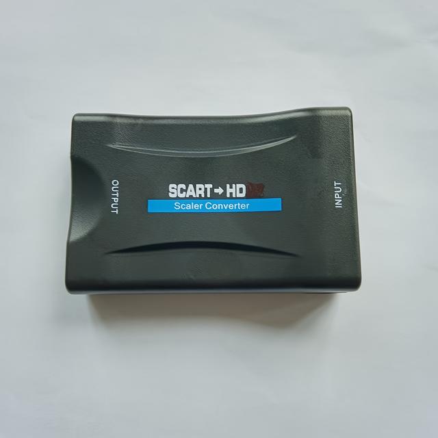 TEMU 1080P SCART-HDTV Nagyfelbontású Kompatibilis és Audio Prémium Konverter Adapter, Alkalmazható Nagyfelbontású TV-hez, Set-top Box Csatlakozó, Kompatibilis Nagyfelbontású TV-vel és DVD-vel