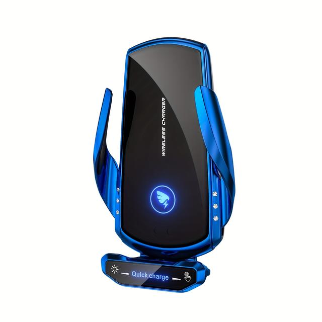 TEMU 15w Gravity Anti-drop | Automatic Clamping Air Outlet Bracket | Truck Shockproof Wireless Charging | Compatible With Android And For Iphone