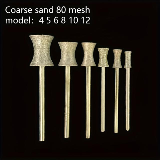 TEMU Grinding Head, For Bracelet Ring Glass Polishing Arc, Coarse Sand 80 Mesh/fine Sand 240 Mesh