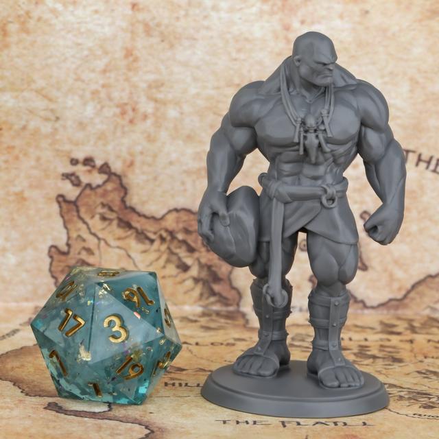 TEMU TTRPG Rollenspiel Miniaturen Steinriesen Minis Vorgebaut & Spielbereit für Master und RPG Tischspiel-Enthusiasten Großartiges Weihnachts- und Halloween-Zubehör für klassisches Tischspiel