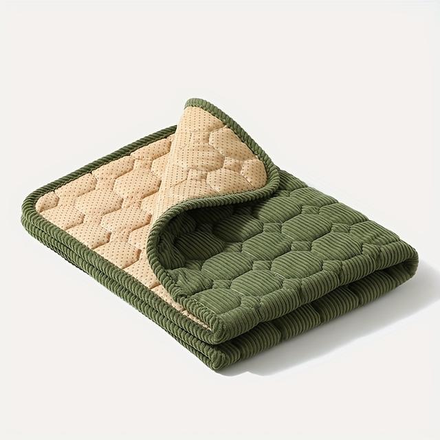 TEMU Soft Polyester Pet Pad Kennel Cushion For - Square Cozy Bed With Plush Filling, Machine Washable, Durable & Portable Indoor/outdoor Use For All Breeds (small To Medium Dogs, Cats)