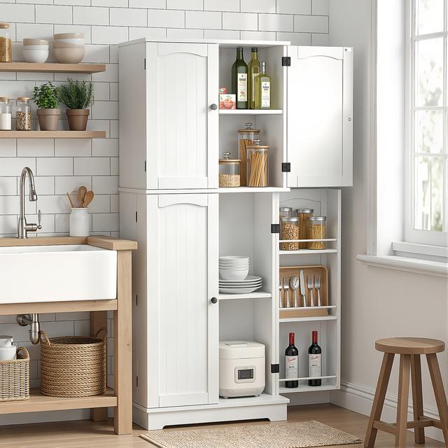 TEMU Four-door Cabinet - Oyajia - Hx7-1120c - White - 60*35*150cm