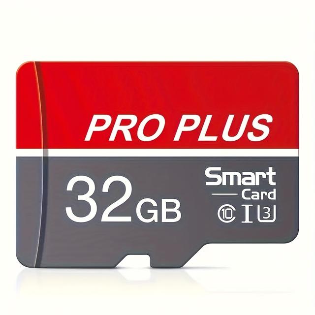 TEMU Class 10 U3 Memory Cards/tf Cards In Red And Gray, Offered In Sizes Of 8gb, 16gb, 32gb, 64gb, And 128gb - Performance For Smartphones, Tablets, And Devices