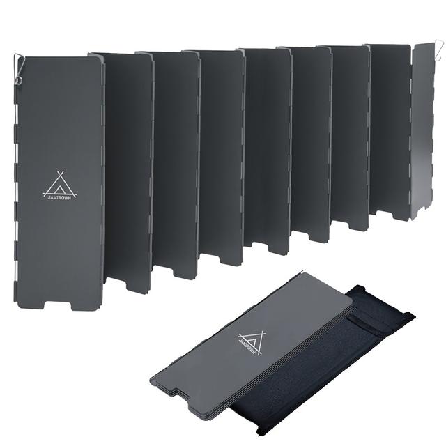 TEMU 16pcs Of Ironoutdoor Camping, Windshield, Windshield, Outdoor Enclosure, Foldable Windshield