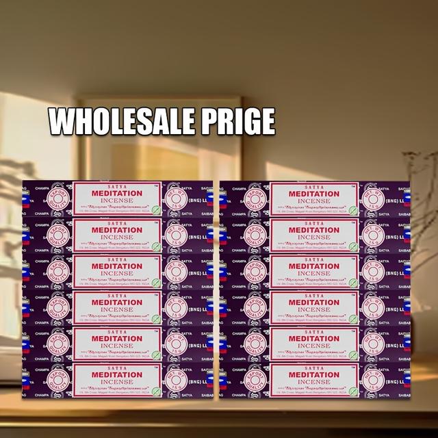 TEMU Hot Selling Meditation Indian Incense 12boxes Set Exquisite Stick Meditation Fragrance Bathroom Purification Creative Gift, Suitable For Holiday Birthday Party, Best For Christmas, Thanksgiving