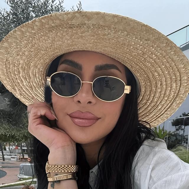 TEMU 1/2pcs Women's Fashion Y2k Fashion Glasses, Protection, Suitable For Daily S, Hiking, Travel,, Beach, Vacation, Street Photography, Driving, Fishing, Ideal As A Gift.