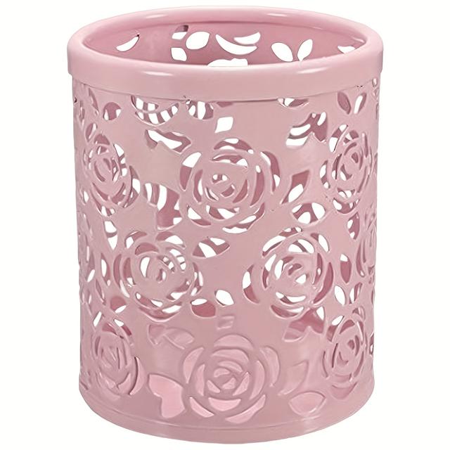 TEMU 1 Piece Of A Pen Holder Made Of Durable Metal, Suitable For Holding Pencils And Other Stationery Items, Perfect For Students, Teachers, Or As A Gift For An Office Desk