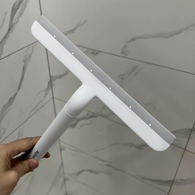 TEMU 1pc Of Silicone Squeegee For The Shower, A Wiper That Cleans Glass Without - The Perfect Household For Bathrooms, Toilets, And Windows - Long-lasting, User-friendly, And Versatile