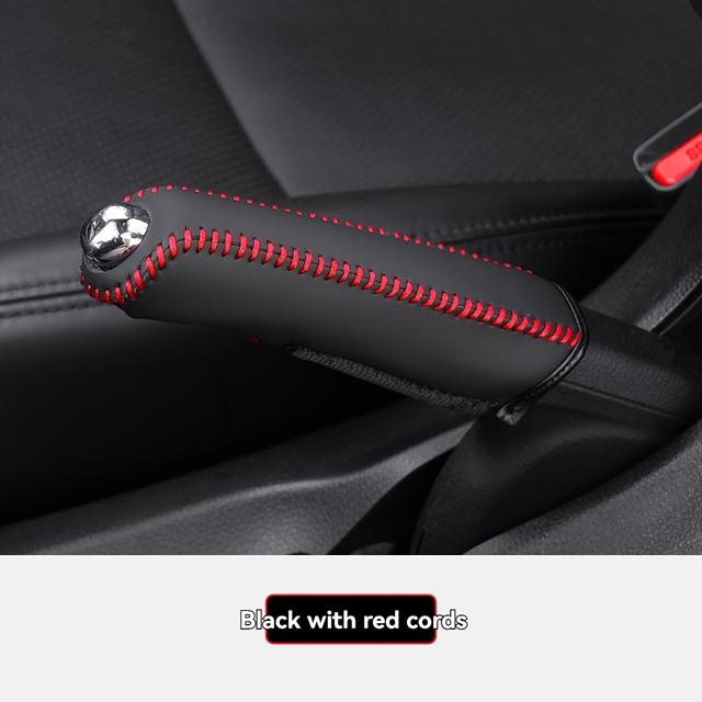 TEMU Leather Cover | Anti-slip, Hand-sewn, Leather Gear Lever Cover For
