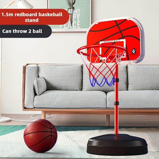 TEMU Adjustable Basketball Hoop For Kids Basketball Ring Outdoor Basketball Toy Backyard Game Mini Basketball Stand Student Sports Basketball Toy Holiday Gift Sports Toy Halloween Christmas Easter