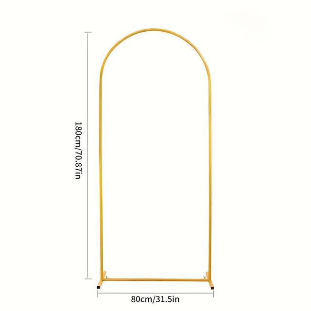 TEMU Elegante de Dorado | Ideal para Bodas, , Propuestas y Celebraciones, Perfecto para Fotografía y Decoración de Eventos, Soporte de de Jardín GDL111821-24