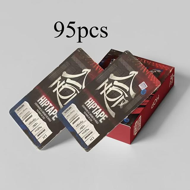 TEMU 95-teiliges SKZ Kpop Karten-Set, HOP Mini-Album-Foto-Karte, LOMO Karten-Poster, doppelseitige HD, 55-teiliges Mini-Karten-Set, 40-teiliges Mini-Sticker-Set für und Geschenk