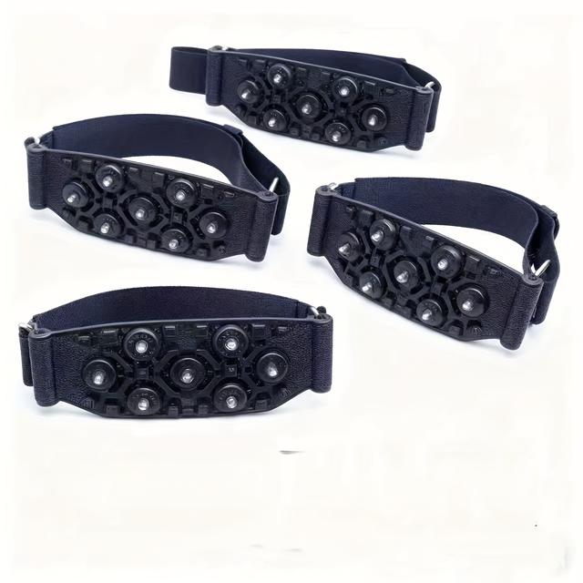 TEMU Чотири снігові протиковзні накладки для велосипедних шин