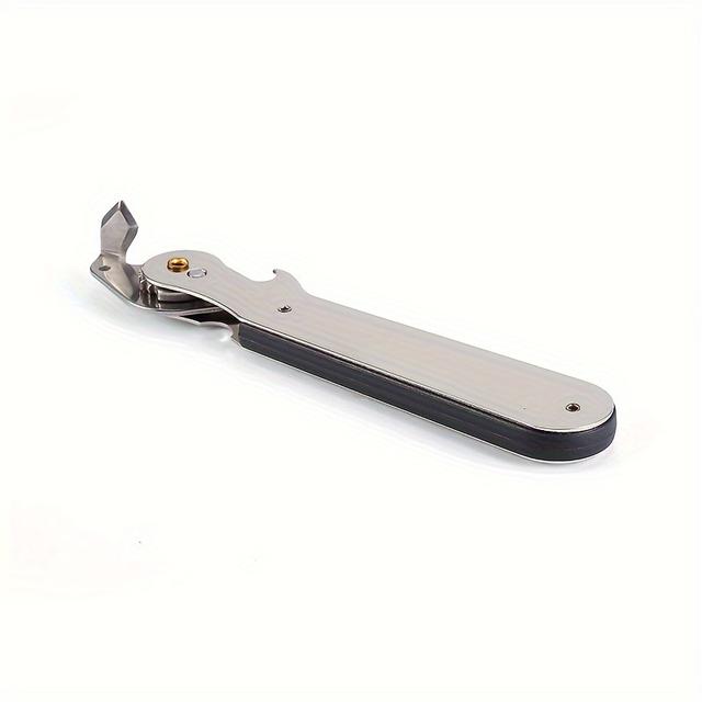 TEMU Manual Stainless Steel Can Opener, Fruit Can Opener, Labor-saving And Convenient Can Cutter, Cap Screw Can Opener