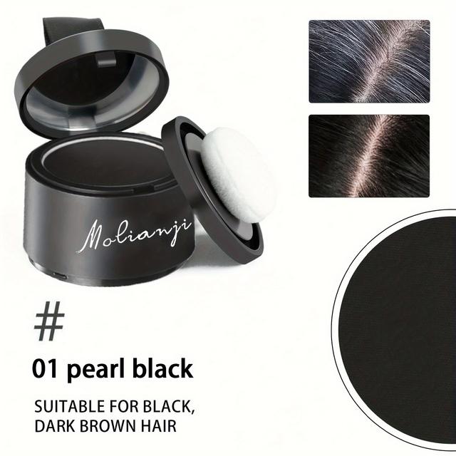TEMU Fluffy Hairline Powder For Contouring, , And Filling In The Forehead Hairline, Waterproof And Long-lasting