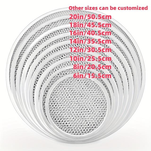 TEMU Förtjockad rund i aluminium, lämplig för både kommersiellt och hushållsbruk. Den kan också kallas . Finns i storlekarna från 6 till 20 tum, det är ett viktigt bakverktyg för ugnar.