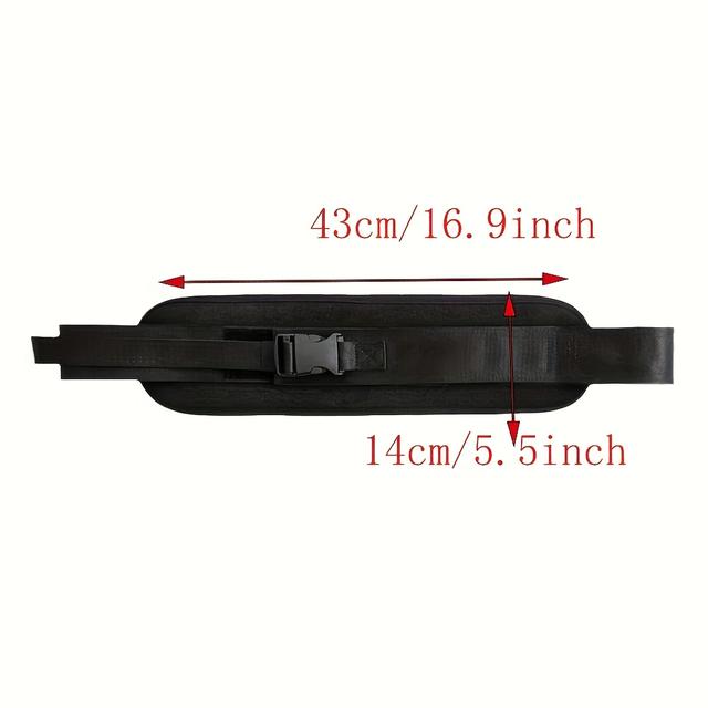 TEMU Adjustable Weighted Belt For Home Workouts, Kettlebell Training, And Hip Shaping With Extra Cushioning And Adjustable Resistance (dumbbells Not Included)