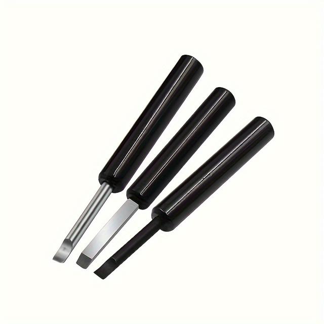 TEMU 3pcs Alloy Watch Case Opener Set, Pry Knife Tools, For Battery Change & Back Removal, With No