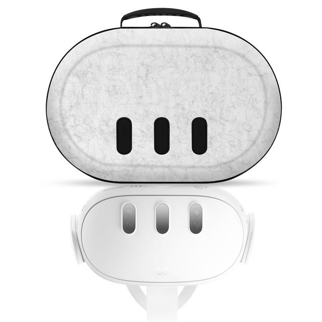 TEMU Durable Carrying Case Designed For For Quest 3/3s And Its Additions, Including M3pro/. It Offers Storage For Vr Equipment, Elite Head Strap, Controllers, Adapter, Aa Batteries