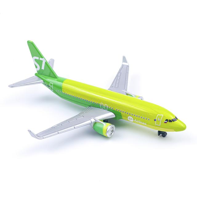 TEMU S7 Diecast Metallflugzeugmodell, witterungsbeständig, push-betrieben, sammelbar, ideal für die Heimdekoration und als Geschenk