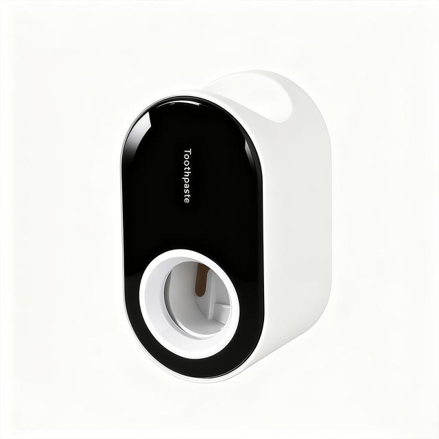 TEMU Automatic Toothpaste Dispenser And Toothbrush Holder For The Bathroom, Wall-mounted And No Drilling Required