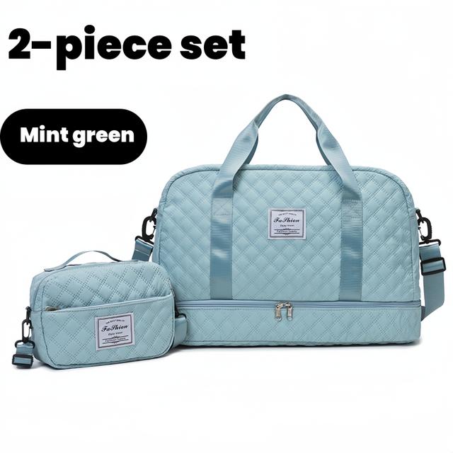 TEMU Eine geräumige Reisetasche mit leichtem Argyle-Design, geeignet für Sport- und Fitnessausrüstung. wird zufällig versendet.
