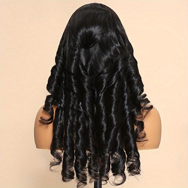 TEMU Unice Pre Everything Glueless Frontal Wig With Baby Hair 3d Body Wave 13x4 Hd Pre Cut Lace Front Wigs Human Hair Pre Bleached Invisible Knots Wig