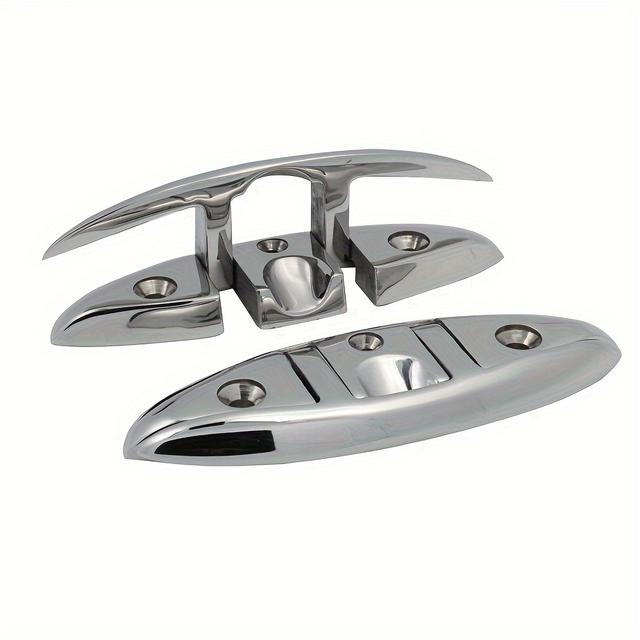 TEMU 2 Dock Folding Eye Bolts Made Of Steel, 5-inch/6-inch Marine Pull Eye Bolts