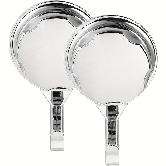 TEMU Küchenhaken ohne Bohren mit Saugnapf für das Badezimmer, zum Aufhängen von Handtaschen, Schlüsseln, Handtüchern und Mänteln, einfache Montage auf Glas, Fliesen und glatten Oberflächen