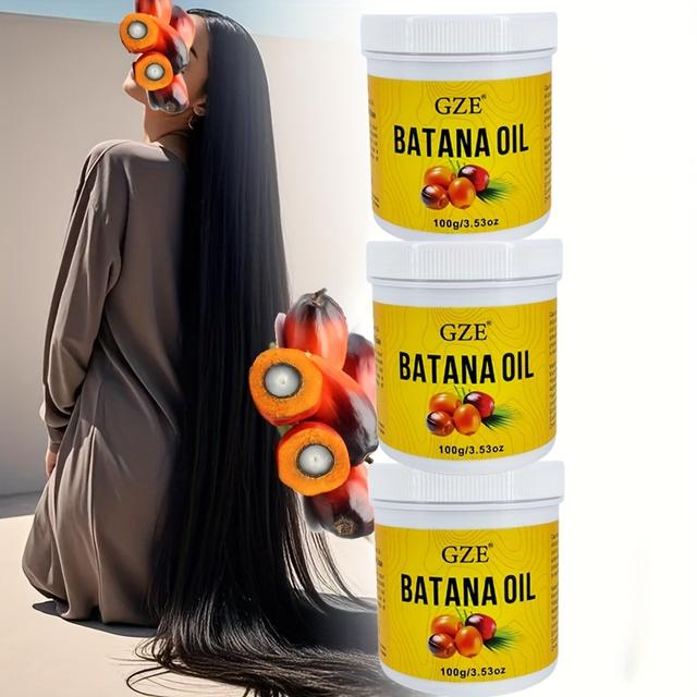 TEMU 3 Pack Gze Batana Oil Unrefined Moisturizing Scalp And Hair Care