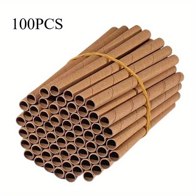 TEMU 100 Honeycomb Paper Inserts - Replaceable Paper Tubes For Insect/bee Hotels, Diy Insect Nests To Bees To