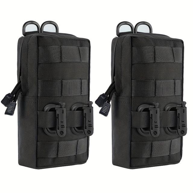 TEMU Sada 2 Molle pouzder - Malá taška pro každodenní nošení, obsahuje 4 D přezky