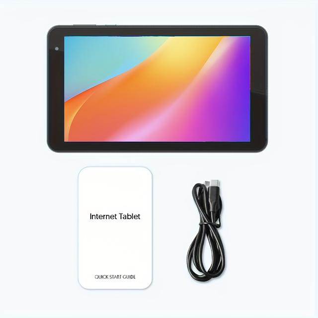 TEMU 7 Inch Android 13 Tablet, 32gb Rom, 2gb , -core Processor, 1tb Expandable Memory, 3500mah Battery, Dual Camera 0.3mp+2mp, Single Band Wifi6 Tablet, 1024 X 600 Touch Screen