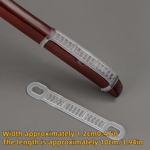 TEMU 100개 미끄럼 방지 커버, 탄성 미끄럼 방지 커버, 용도: 코트 행거, 스웨터 행거, 쉽게 빠지는 옷 행거 등, 모든 행거에 적합. 실리콘 소재, 더욱 미끄럼 방지, 행거에 쉽고 빠르게 부착, 비즈니스에 적합