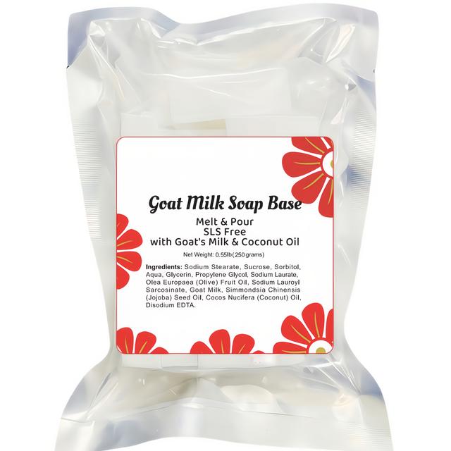 TEMU 250g Goats Milk Soap Base Sls/ Free, Moisturizing Melt And Pour, For The Best Result For Soap-making For Crafting