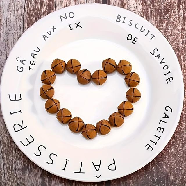 TEMU 100 st, Handgjorda klockor, 100 st Bulk DIY Julklockor, Heminredning (Rostig, 0,51 tum)