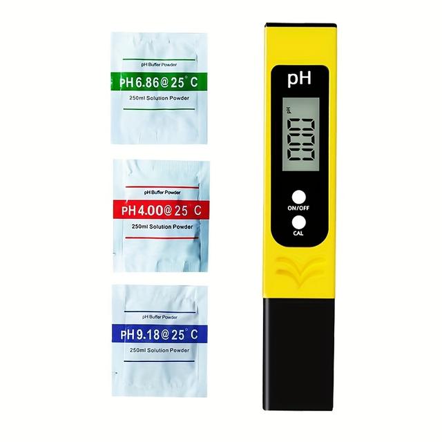 TEMU Cloud Prime Ph Tester Pen, 0.01 High Accuracy, Pocket Size, For Water Hydroponics, Household Drinking